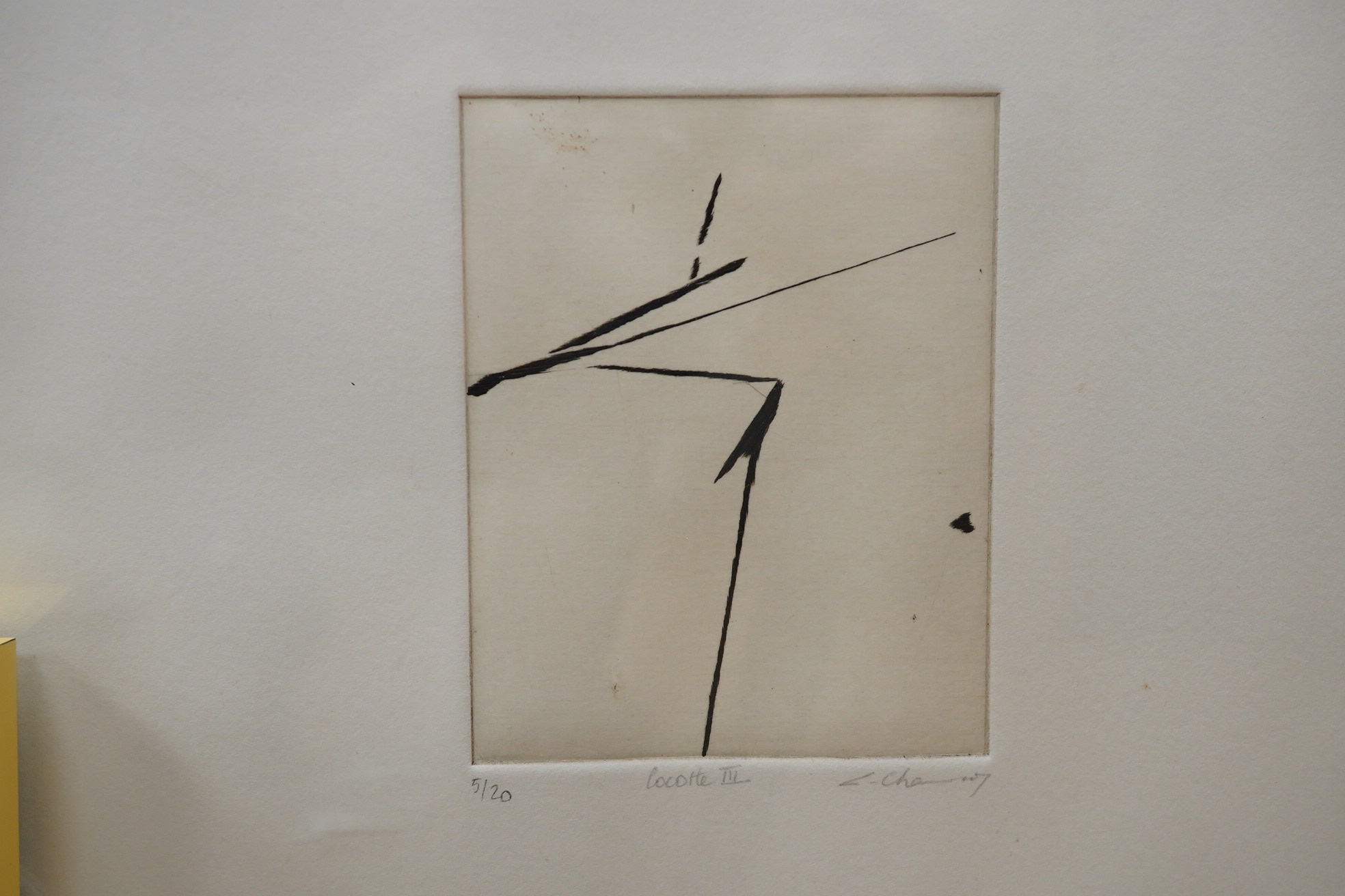 Christine Chamson, three etchings, one with aquatint to include ‘Cocotte III’ and ‘Insecte VII’, each signed in pencil and all limited edition, largest 37 x 27cm. Condition - fair/good
